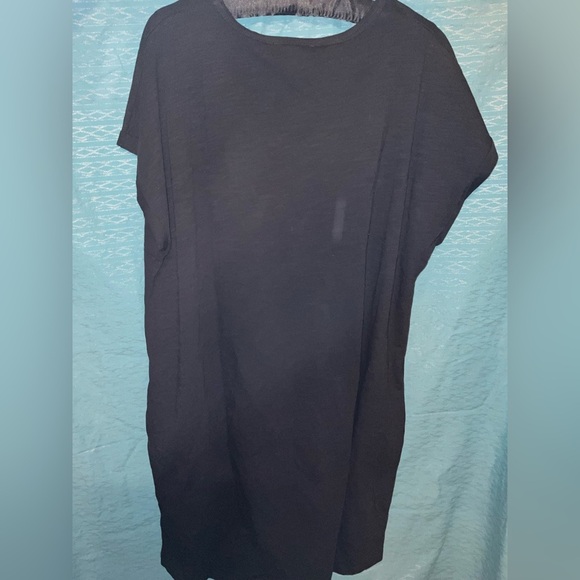 Loralette Black Short Sleeve T-shirt mini dress - Picture 6 of 8